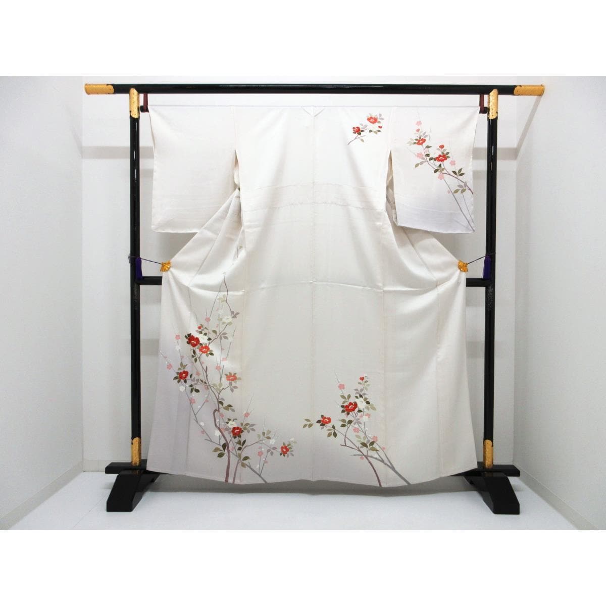 [Unused items] Single layer formal kimono with embroidery and gradation dyeing, S size