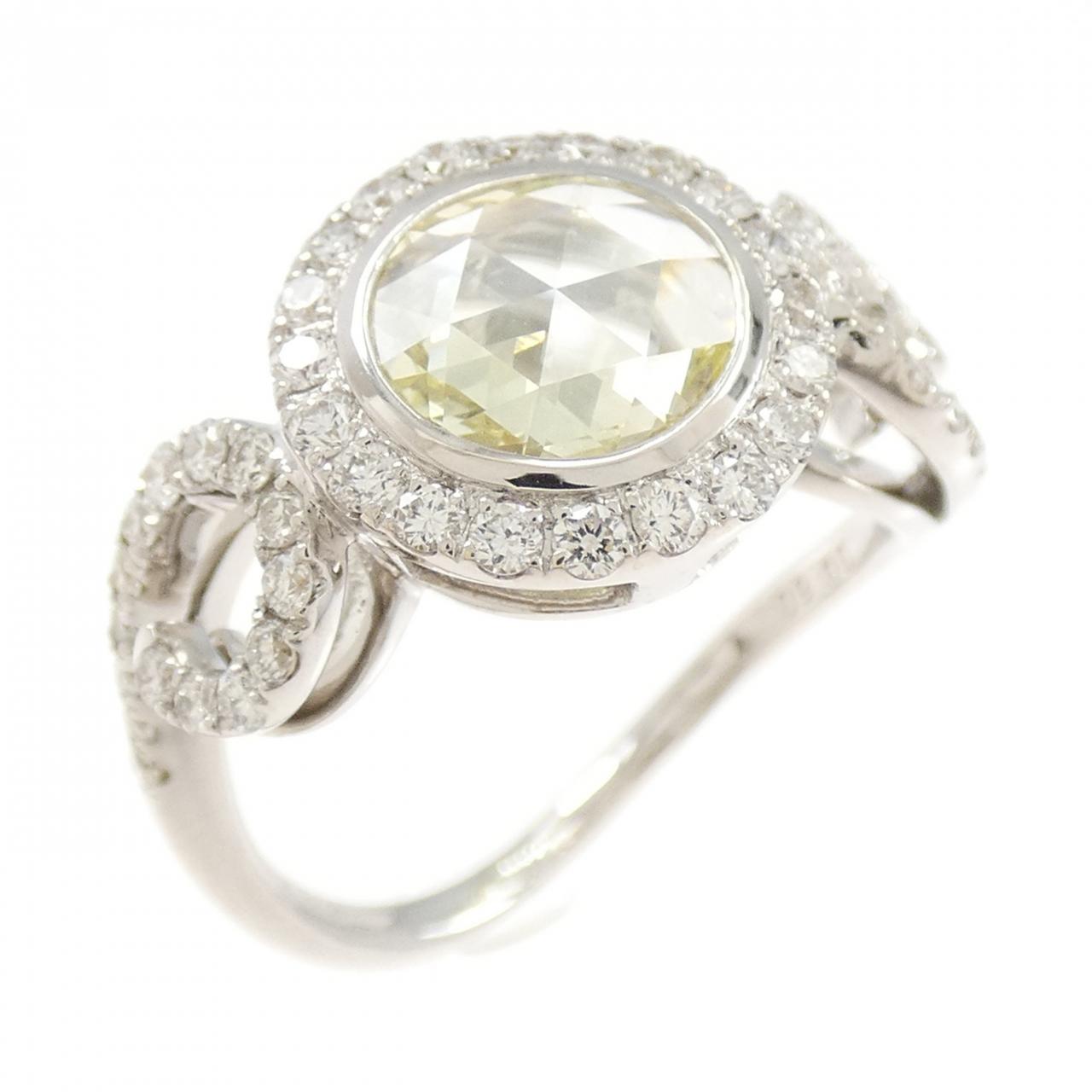 K18WG ダイヤモンド リング 0.70CT