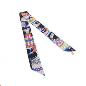 エルメス LA PATISSERIE FRANCAISE ツイリー チャーム 853336S スカーフ