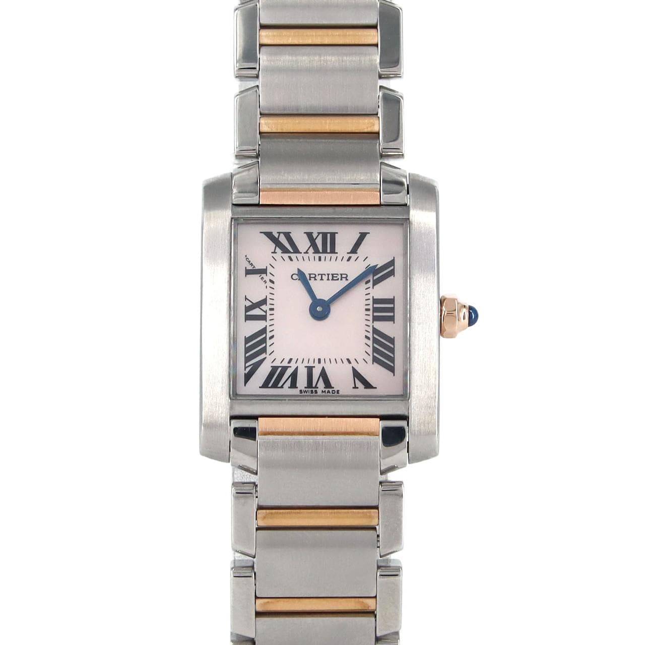 Cartier Tank Française SM PG Combi W51027Q4 SSxPG石英