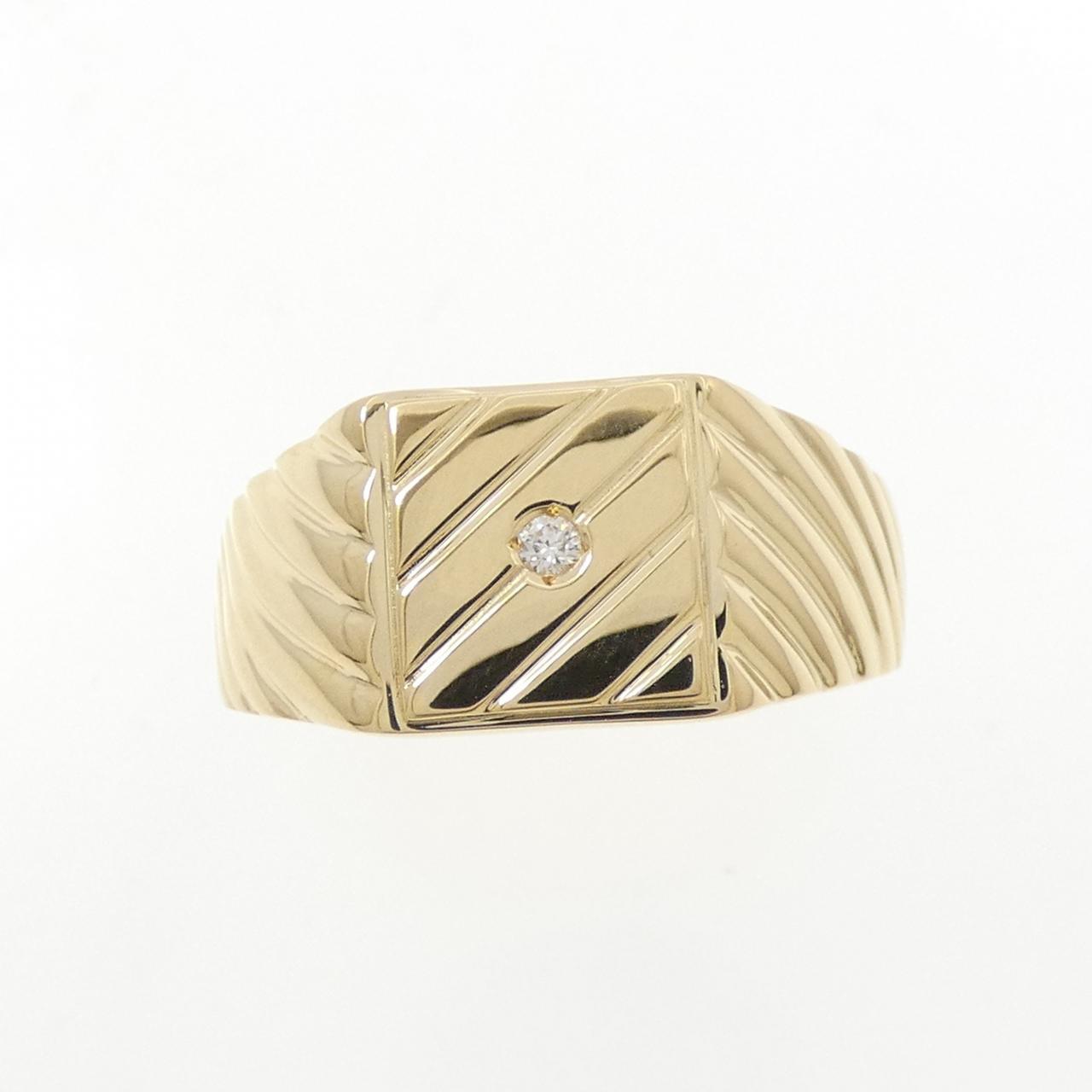 【新品】K18YG ダイヤモンド リング 0.03CT