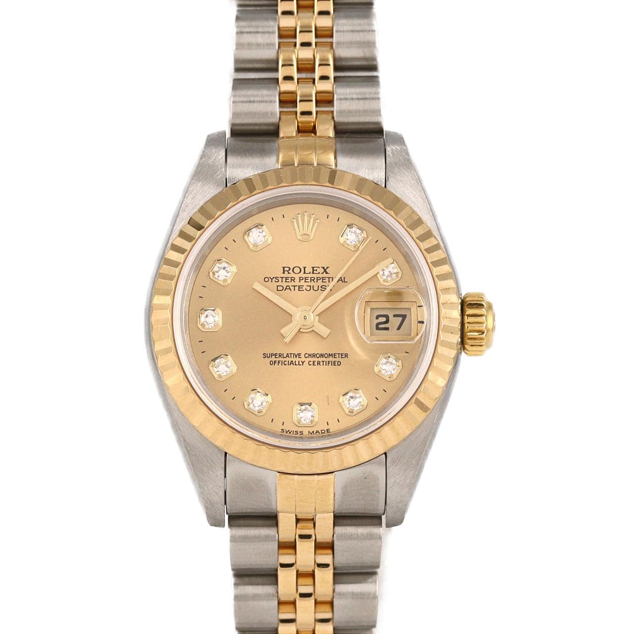 ロレックス デイトジャスト 79173G SSxYG 自動巻 P番