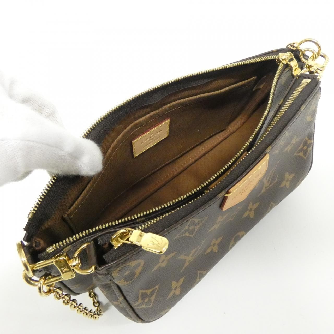 ルイヴィトン モノグラム ミュルティ ポシェット アクセソワール M44840 ショルダーバッグ