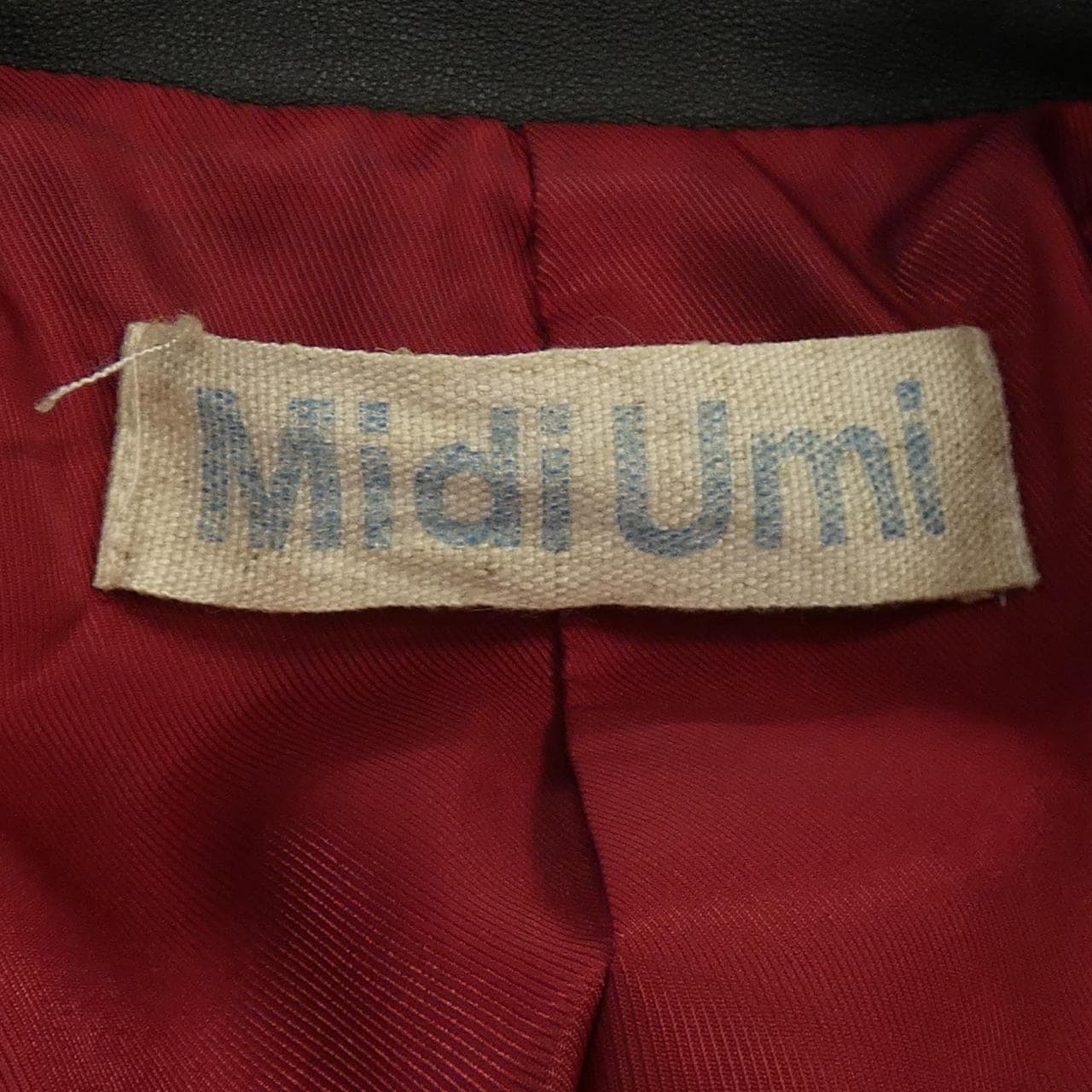ミディウミ Midi Umi レザーライダースジャケット