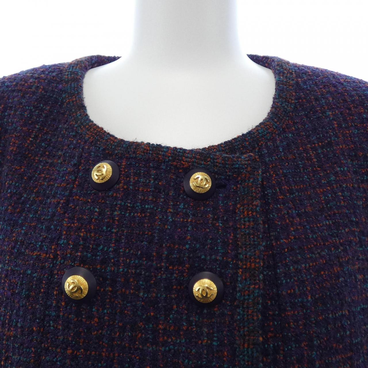 【ヴィンテージ】シャネル CHANEL P02060V02904 93A ノーカラージャケット