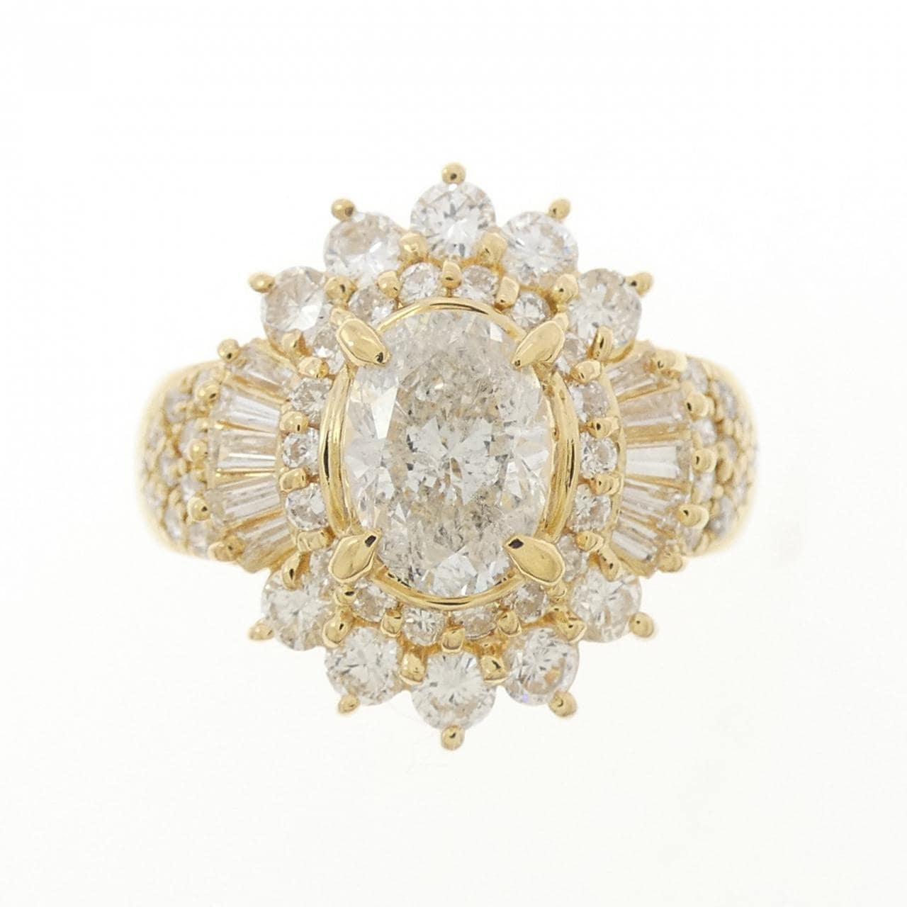 K18YG ダイヤモンド リング 0.93CT