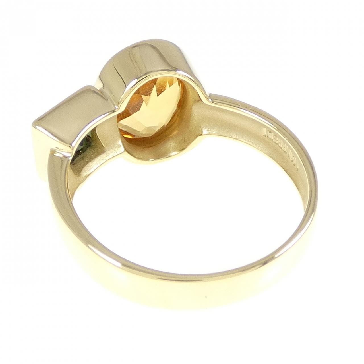 750YG Citrine Ring