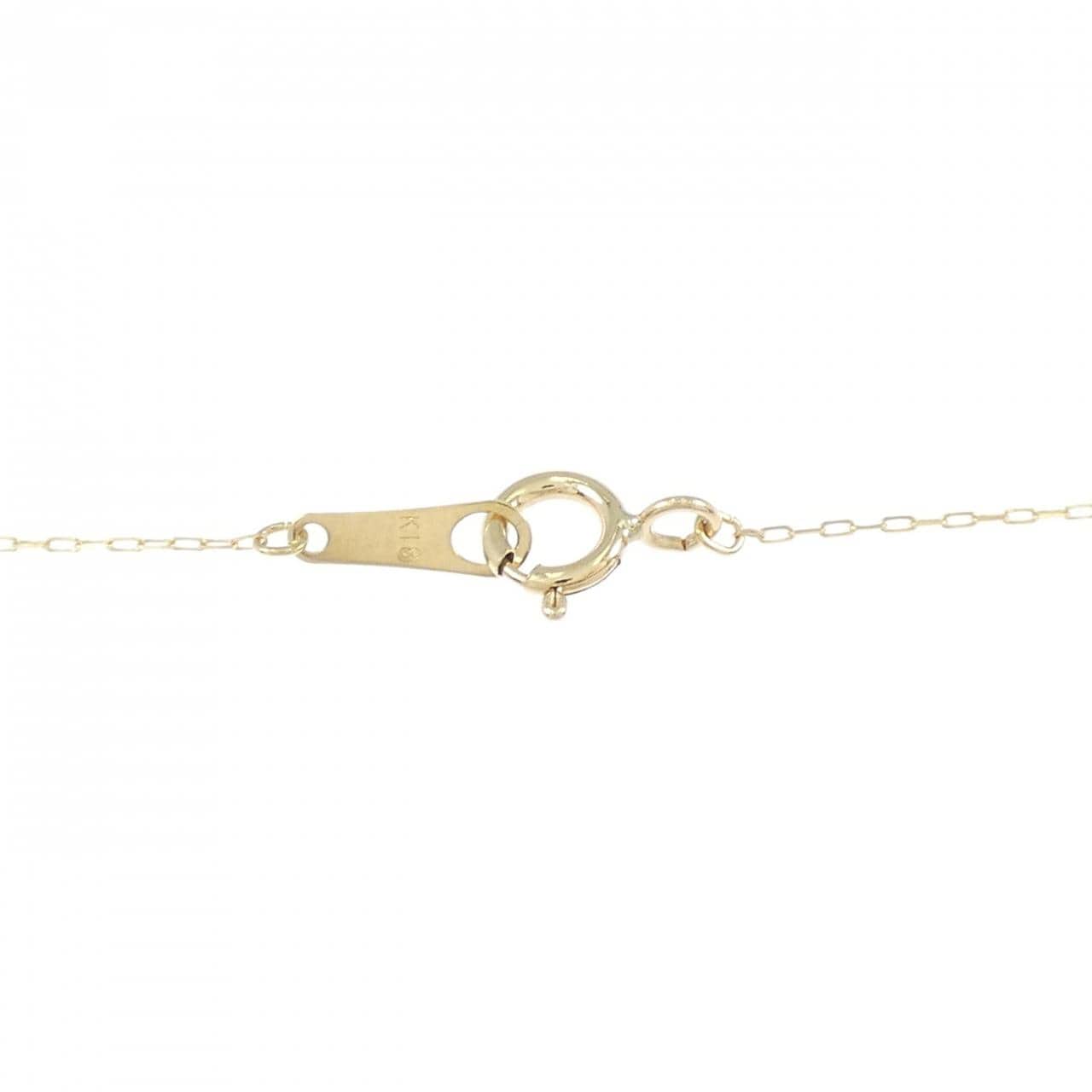 K18YG ダイヤモンド ネックレス 0.17CT
