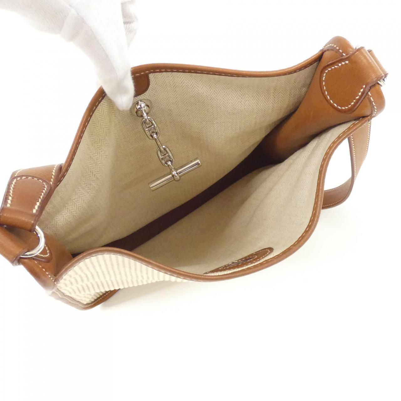 美品◇エルメス ヴェスパPM ショルダーバッグ ベージュ ネイビー ヴィンテージ 美品◇エルメス ヴェスパPM ショルダーバッグ ベージュ ネイビー