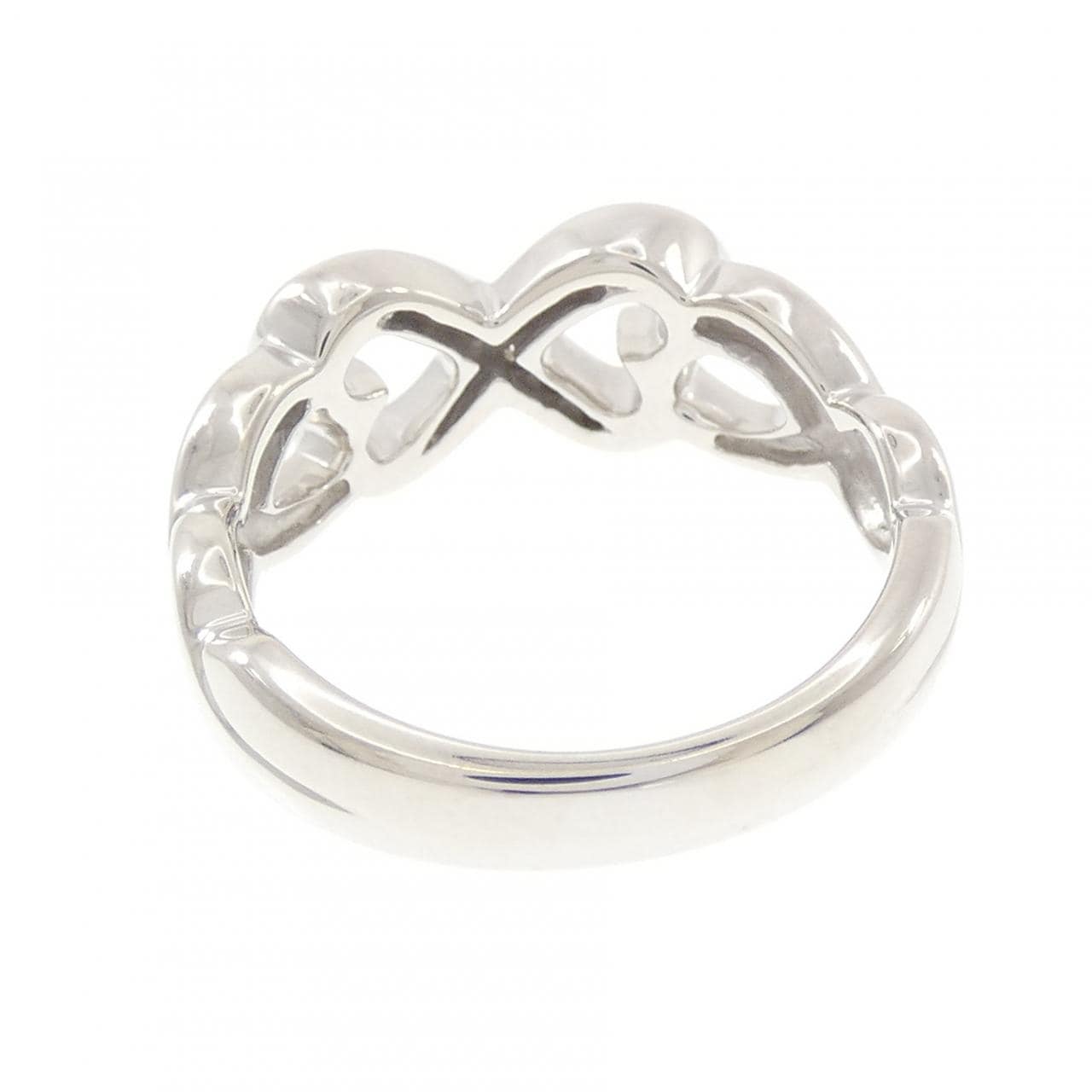 ティファニー ダブルラビングハート リング