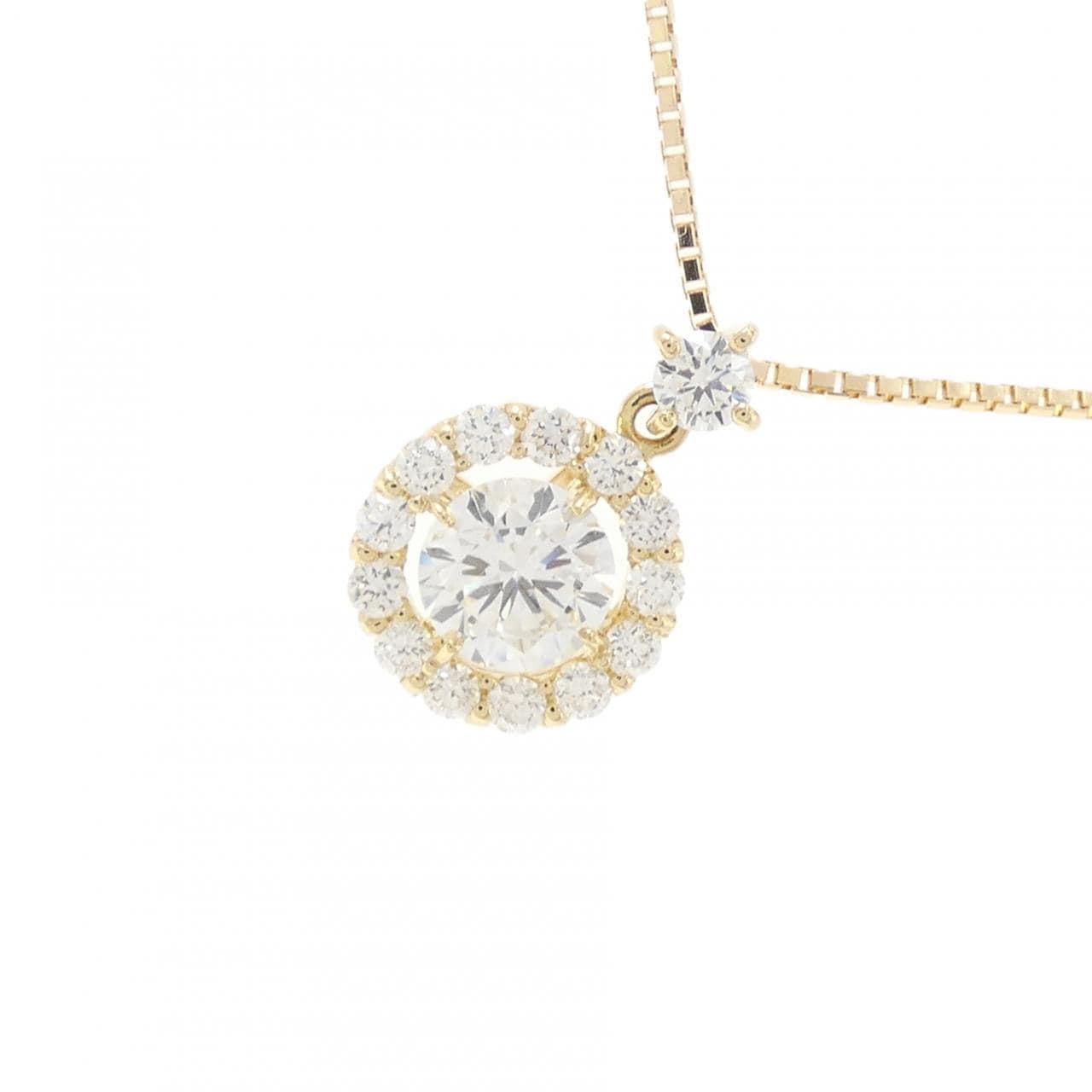 【新品】K18YG ダイヤモンド ネックレス 0.540CT G SI2 VG