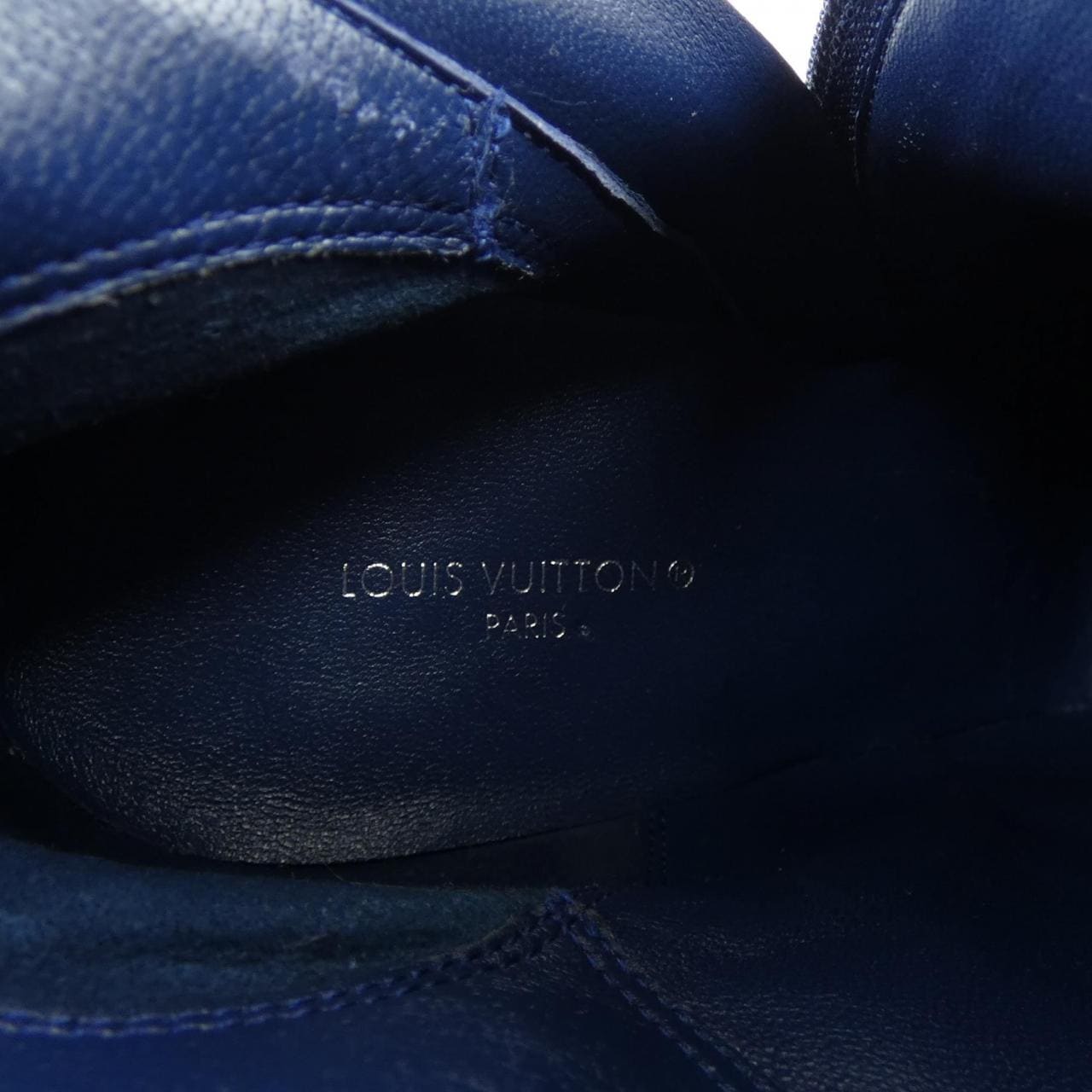 ルイヴィトン LOUIS VUITTON モノグラムデニム シルエットライン アンクルブーツ ブーツ