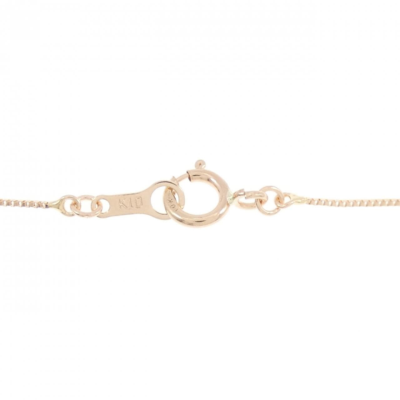 K10PG ダイヤモンド ネックレス 0.20CT