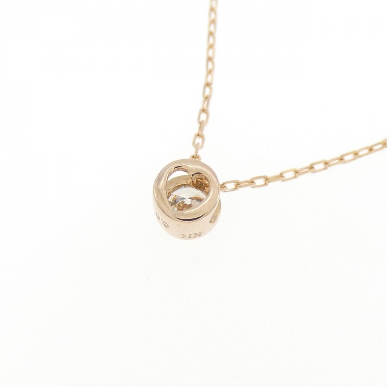 K18PG ダイヤモンド ネックレス 0.08CT