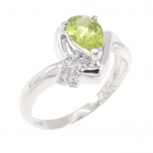 PT900 ペリドット リング 0.70CT