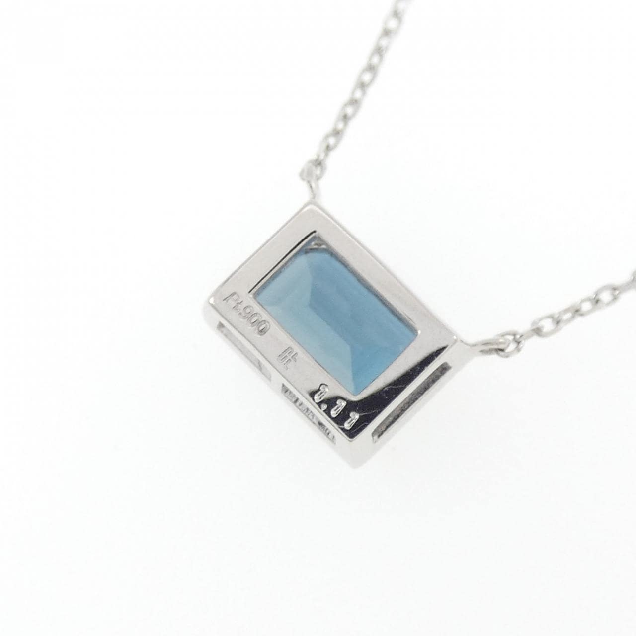 PT900/PT850 ブルートパーズ ネックレス 1.11CT