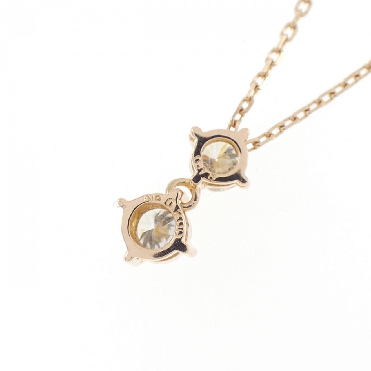 K18PG ダイヤモンド ネックレス 0.200CT