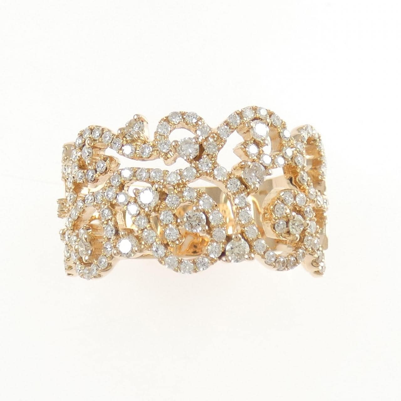 K18PG ダイヤモンド リング 1.10CT