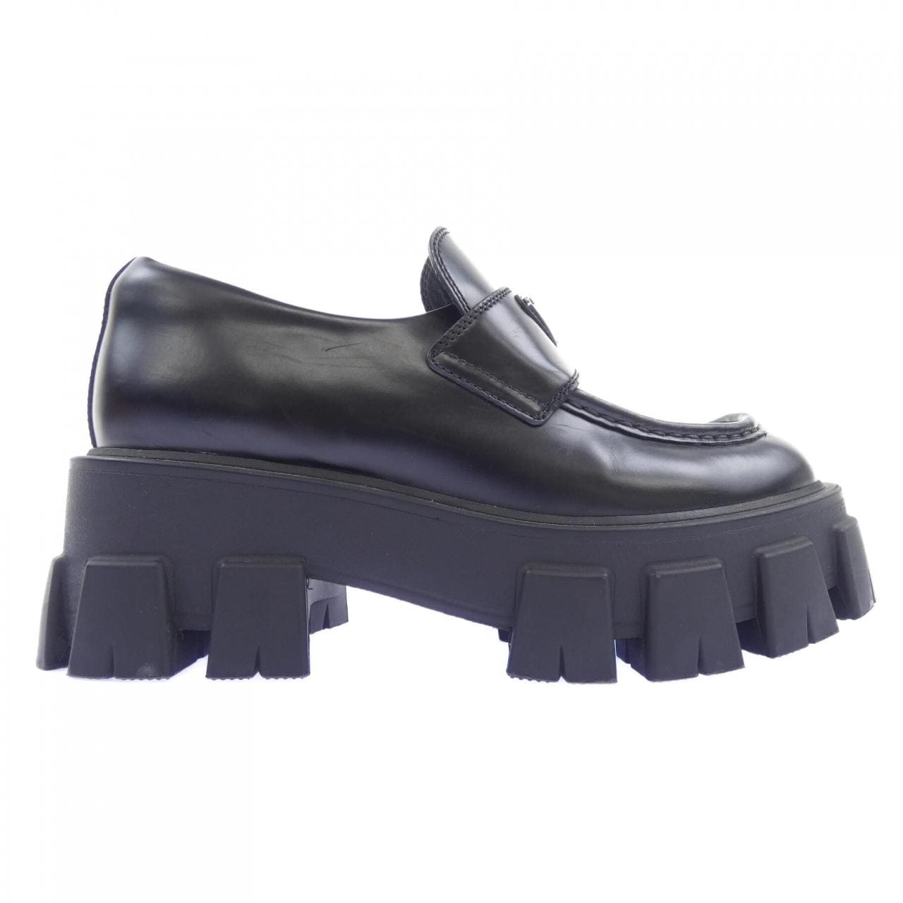 プラダ PRADA モノリス ローファー トライアングルロゴ 1D649M シューズ