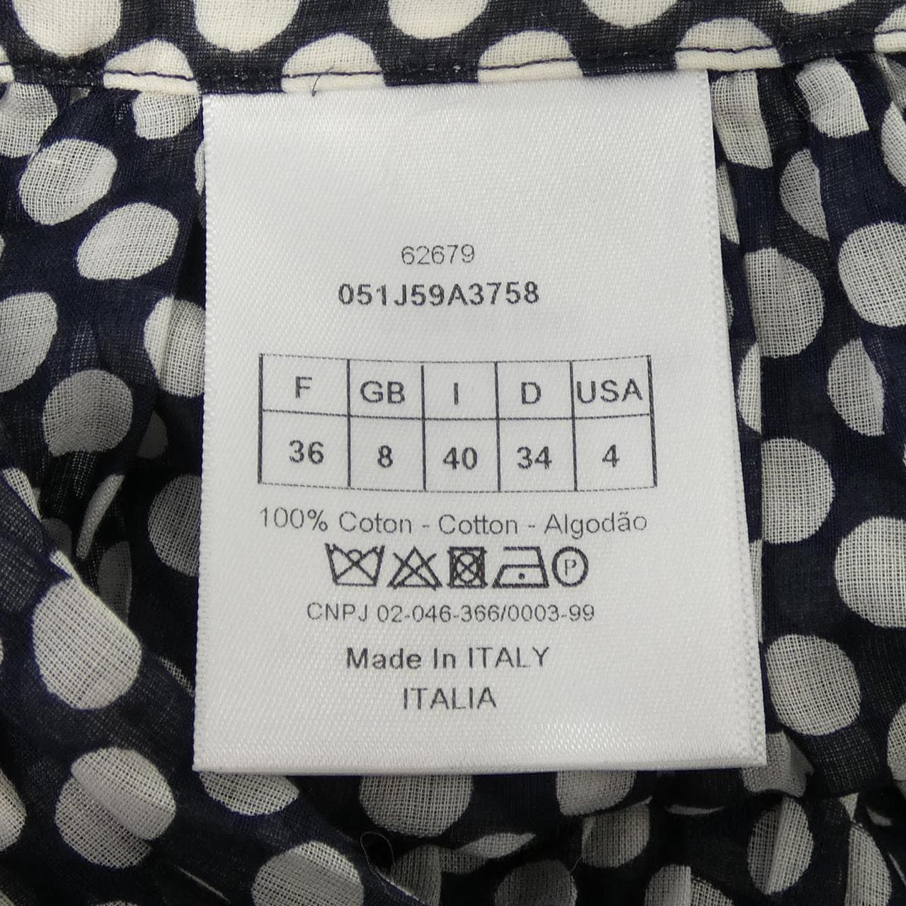 クリスチャンディオール CHRISTIAN DIOR 051J59A3758 スカート