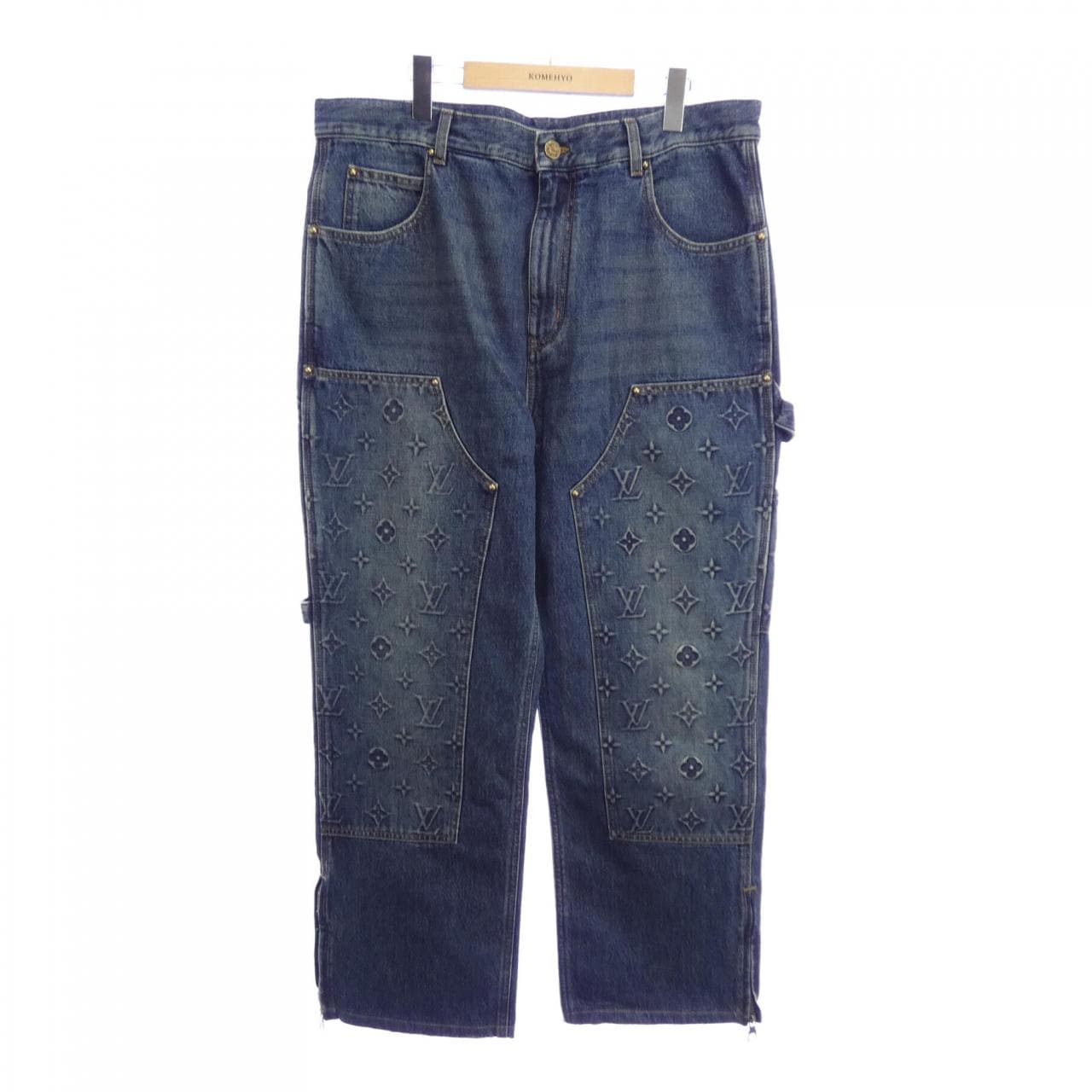 ルイヴィトン LOUIS VUITTON ワークウエアデニムカーペンターパンツ HOD45WY38 ジーンズ