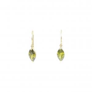 K18YG キュービック ピアス