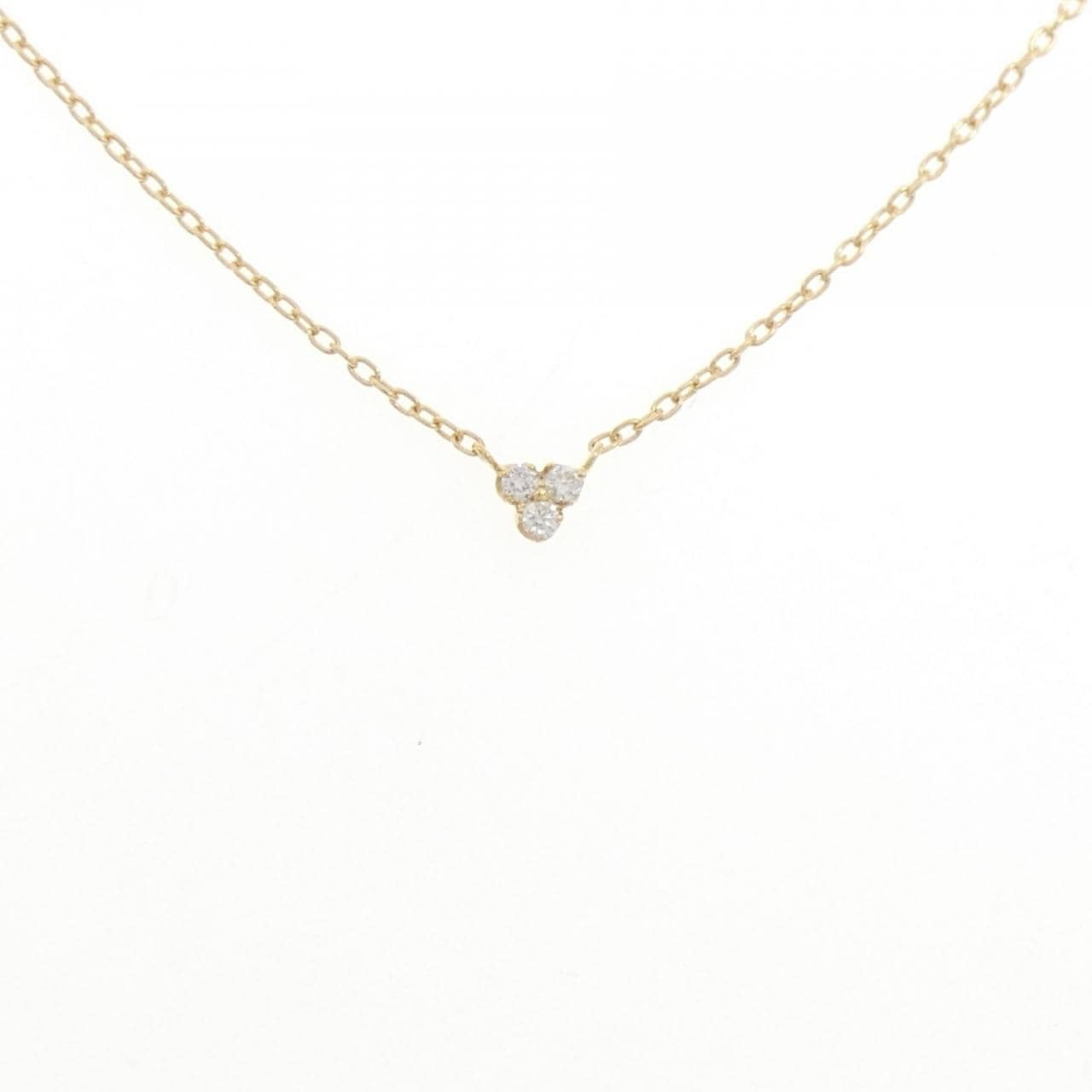 K18YG ダイヤモンド ネックレス 0.02CT