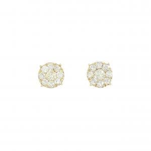 K18YG ダイヤモンド ピアス 0.32CT
