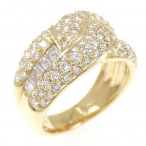 K18YG ダイヤモンド リング 1.72CT