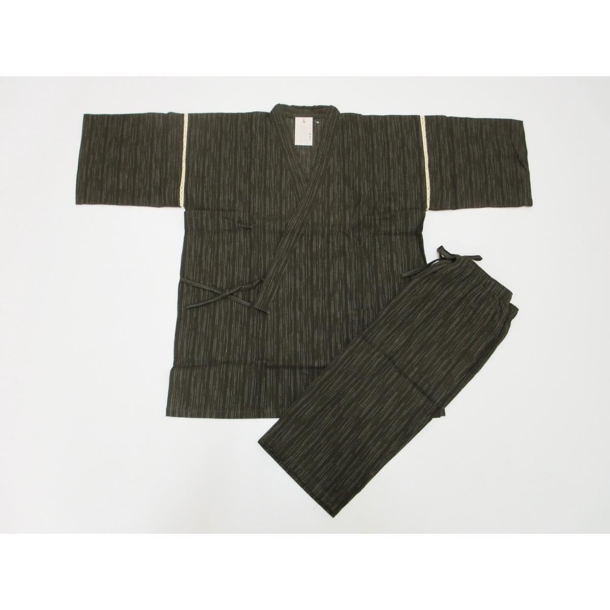 【新品】男物　甚平　しじら織　ＬＬサイズ