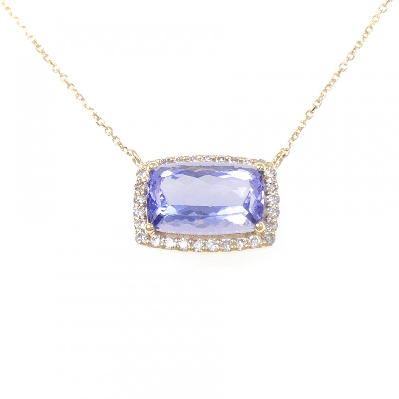 【新品】K18YG タンザナイト ネックレス