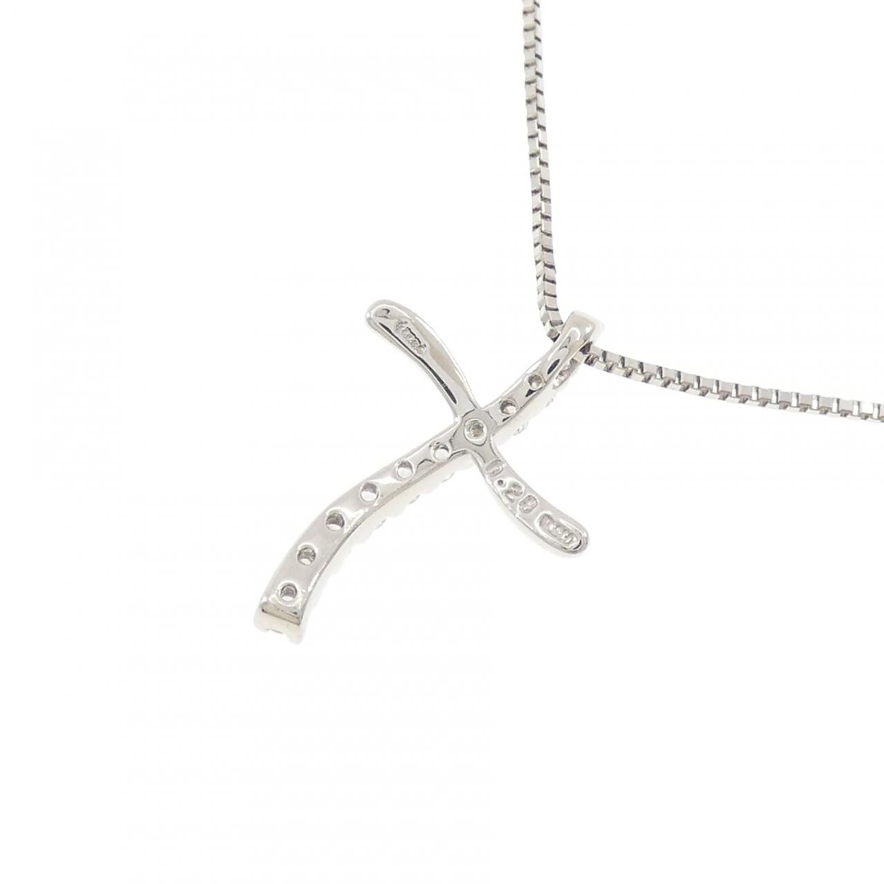 PT900/PT850 ダイヤモンド ネックレス 0.28CT