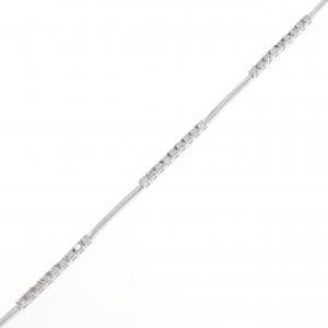 K18WG ダイヤモンド ブレスレット 1.00CT