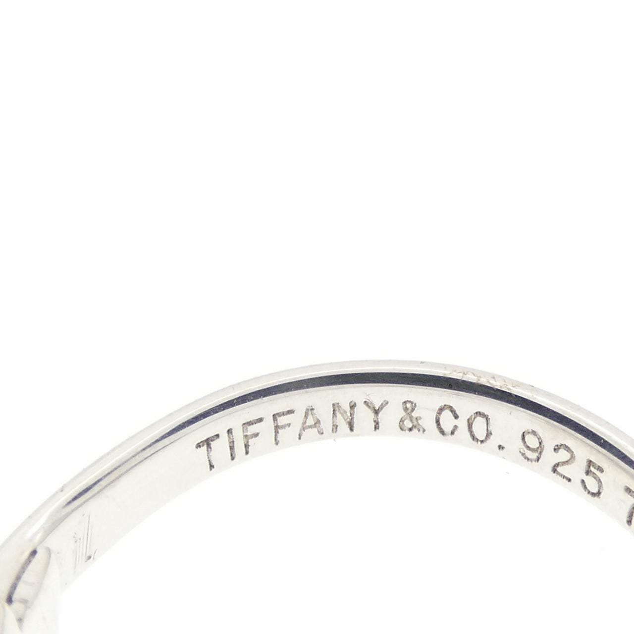 【ヴィンテージ】ティファニー フラットワイヤーラブノット リング