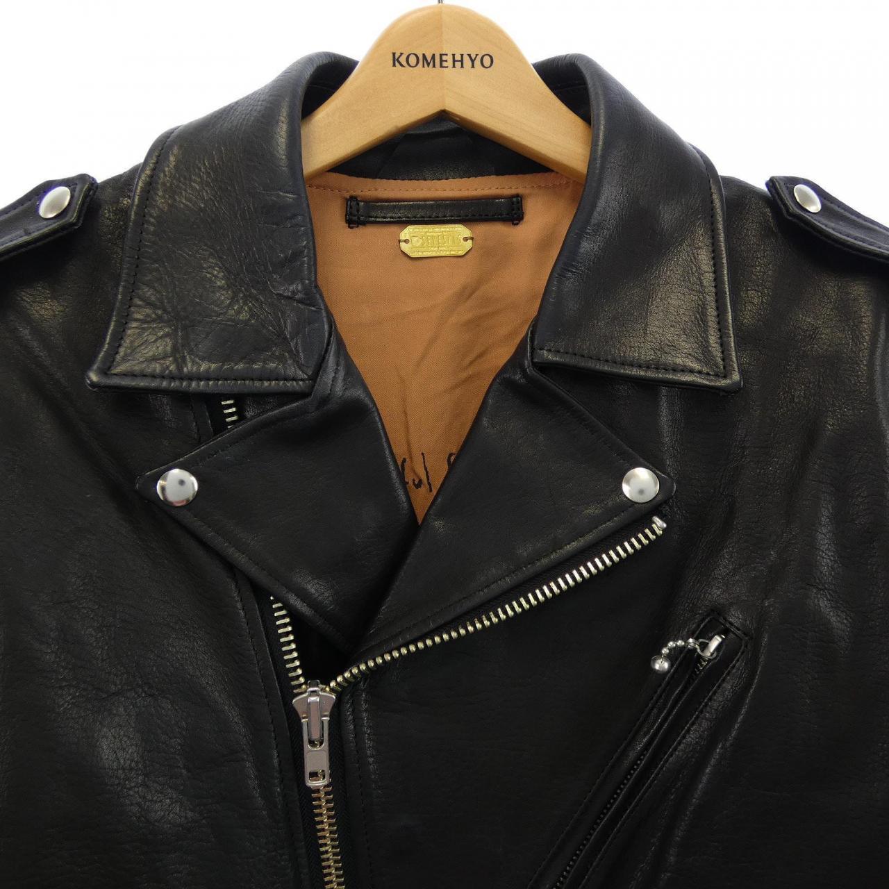 SEVESKIG LT-SV-NRS-1002 レザーライダースジャケット