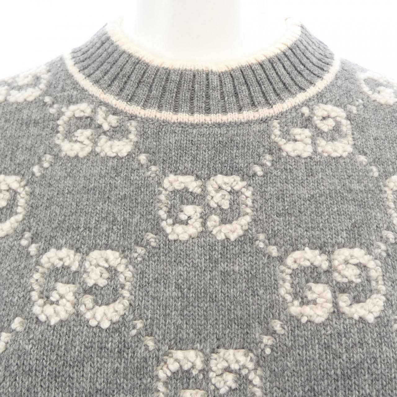 グッチ GUCCI GGブークレウールジャカードトップ 770059 XKCNA ニット