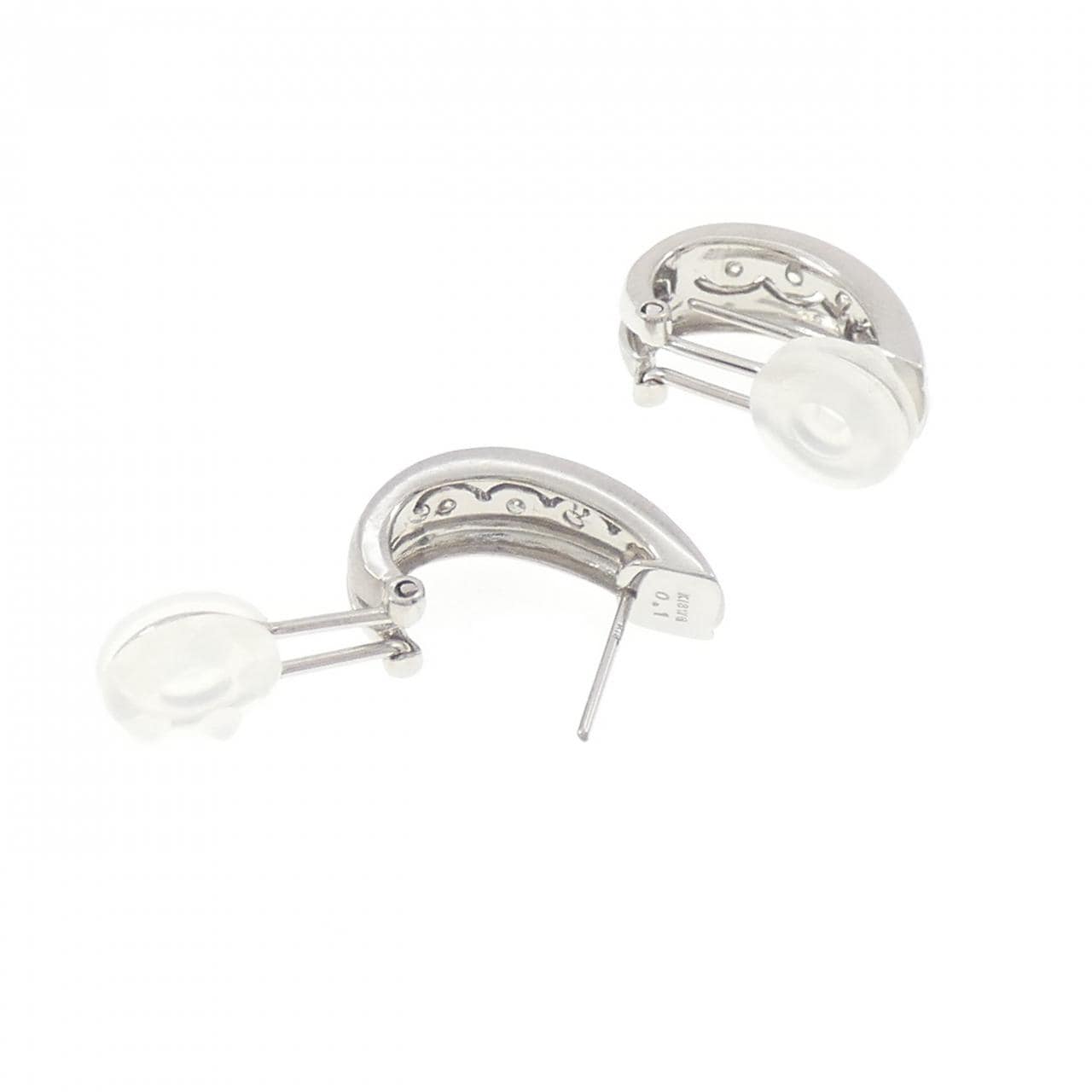 K18WG ダイヤモンド ピアス/イヤリング 0.2CT