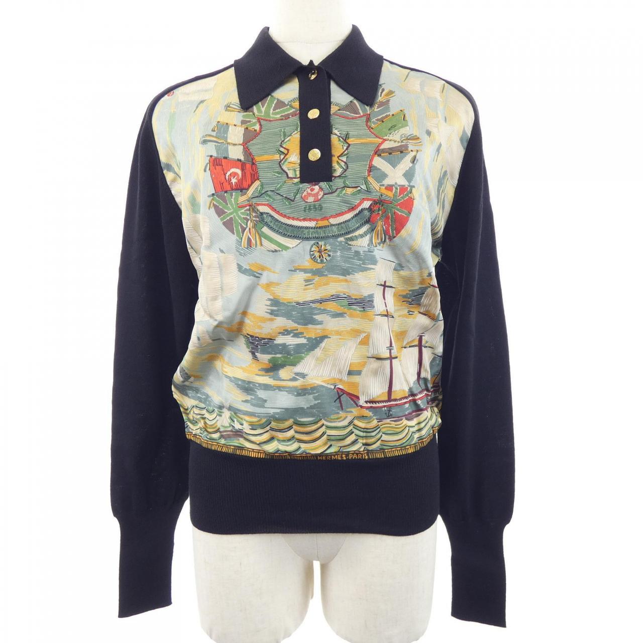 【ヴィンテージ】エルメス HERMES HENRY F SMITH SAILOR ツイルレーヌ. トップス