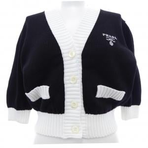 プラダ PRADA クロップド セミラグランショルダー P25I04 S211 1ZO5 カーディガン