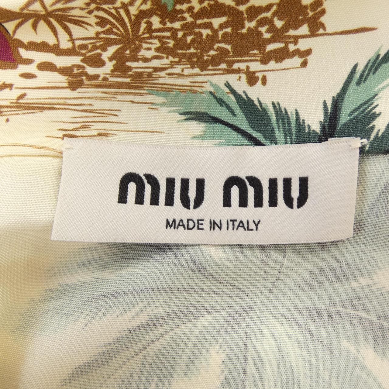 ミュウミュウ MIU MIU MK1820 SOOO 139M S／Sシャツ