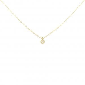 アガット ダイヤモンド ネックレス 0.03CT