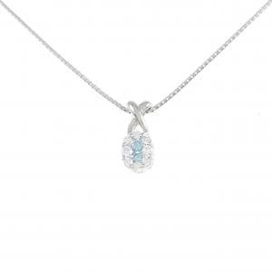 K18WG ダイヤモンド ネックレス 0.11CT