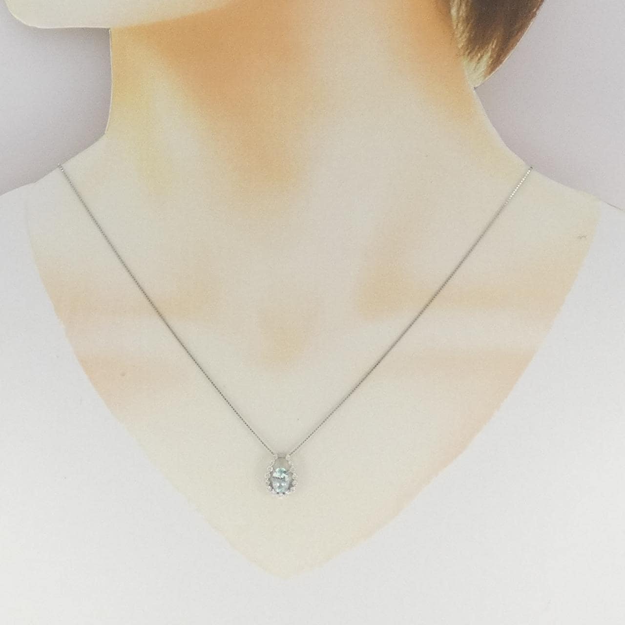 PT900/PT850 ユークレース ネックレス 0.638CT