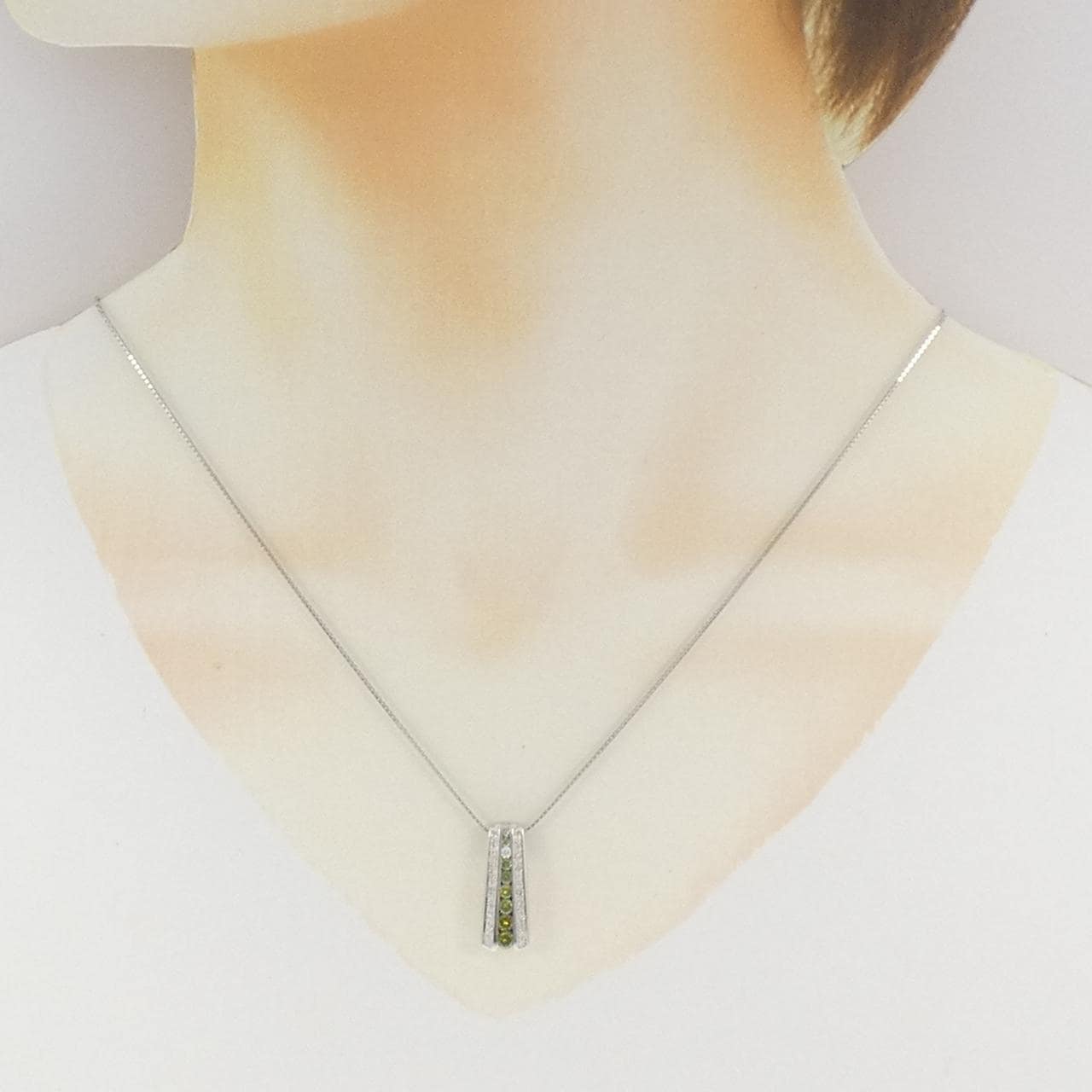 PT900/PT850 ダイヤモンド ネックレス 0.52CT