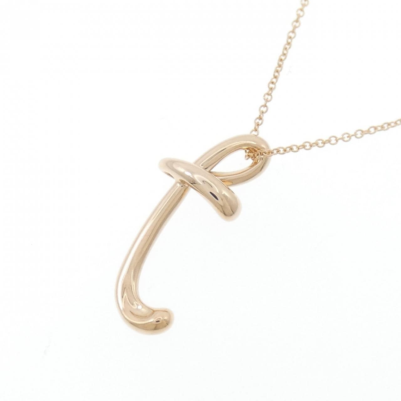 ティファニー レター ネックレス