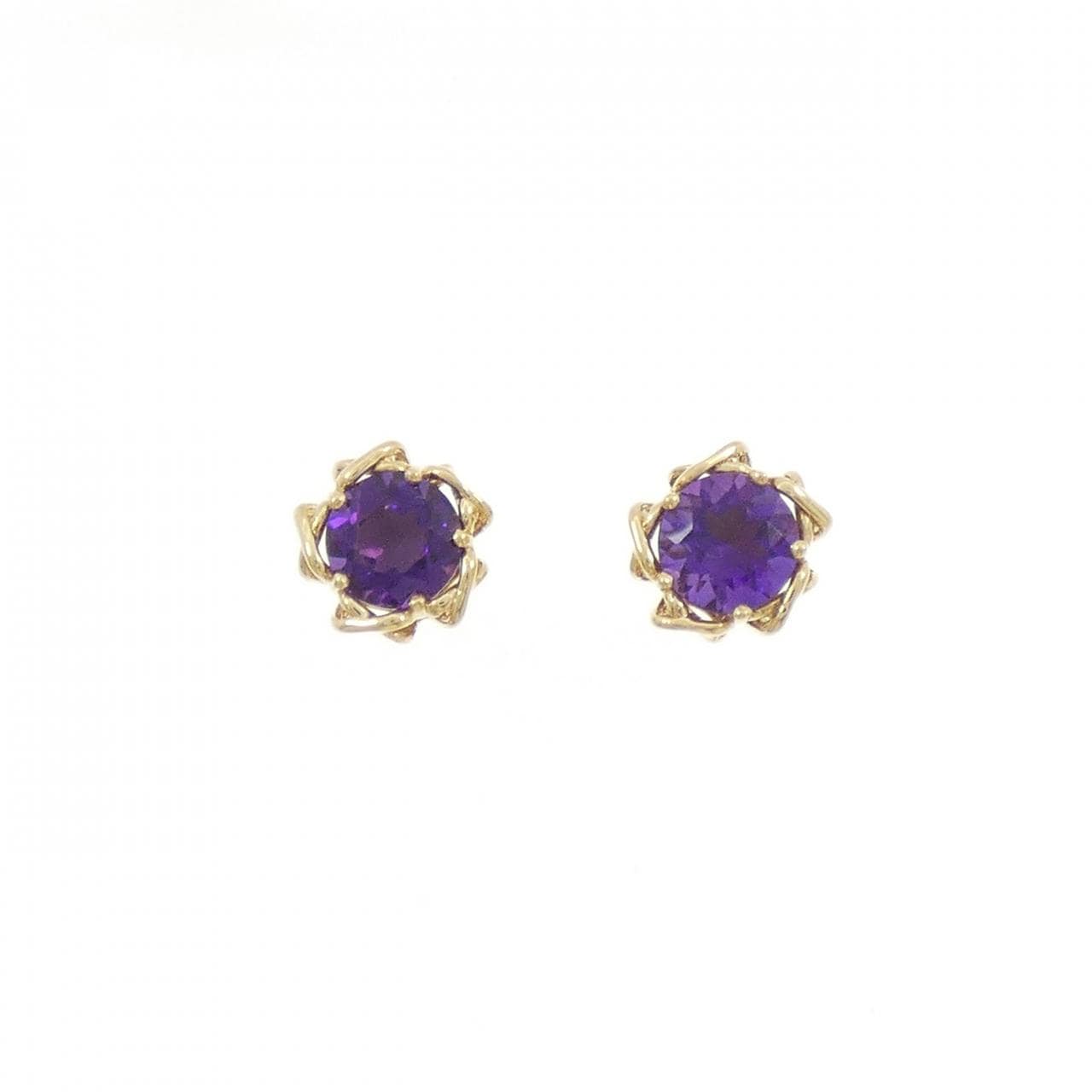 ティファニー アメジスト ピアス