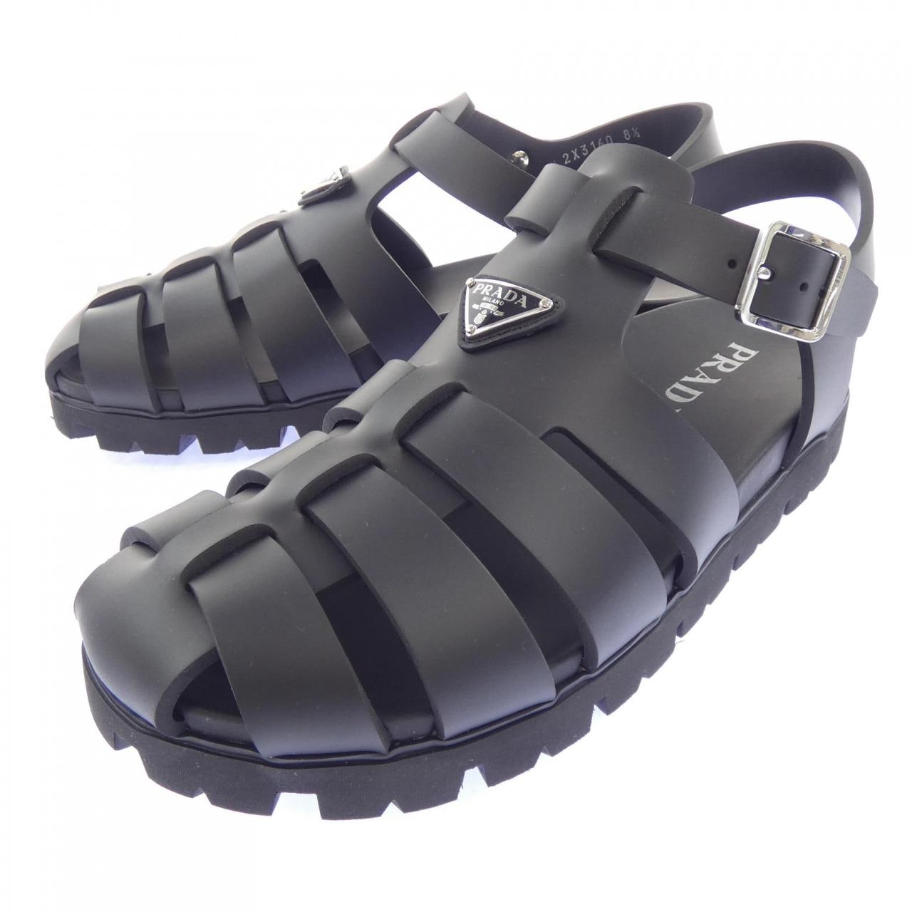 プラダ PRADA トライアングルロゴ フィッシャーマン 2X3160 サンダル
