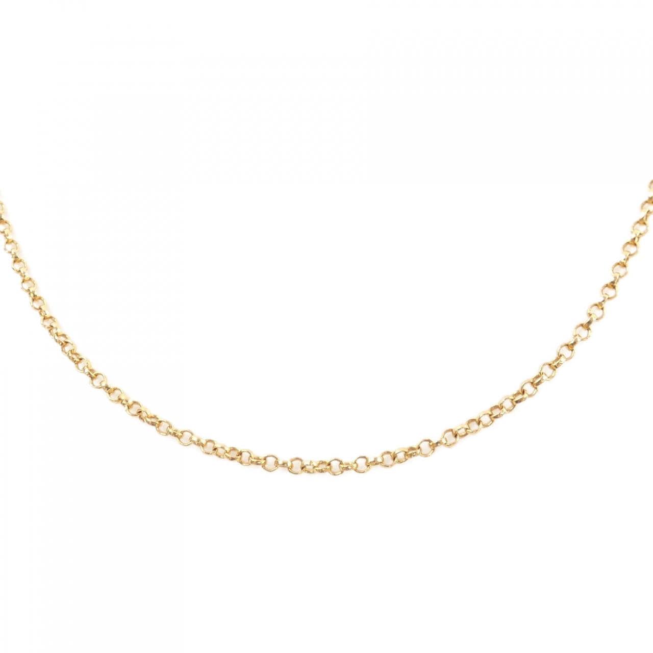 クロムハーツ CHROME HEARTS ROLL CHAIN I18 GLD 205014937GLDI18001 NECKLACE