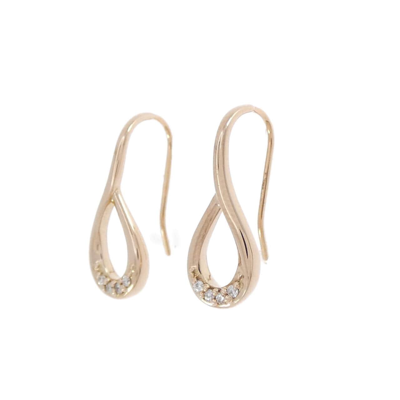 4゜C ダイヤモンド ピアス