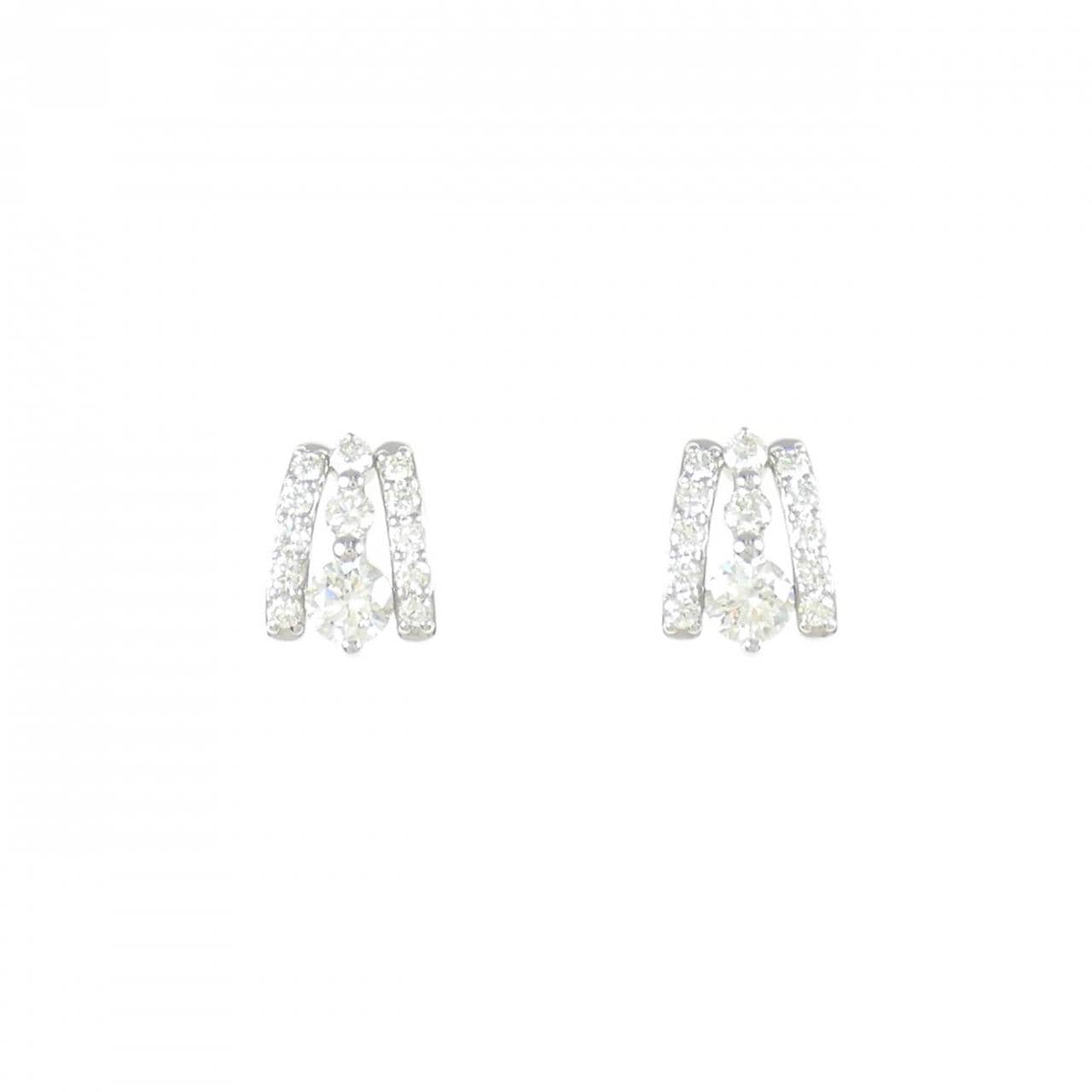 PT950/PT900 ダイヤモンド ピアス 0.44CT